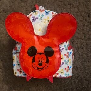 Disney Mickey Mouse Backpack - Red and Multicolor